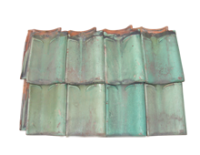 Green Glazed D & G Pantile