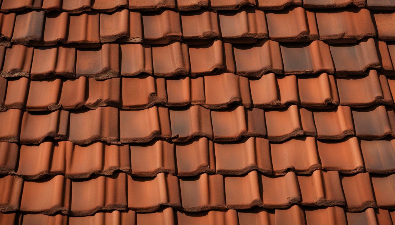 reclaimed red clay roof tiles