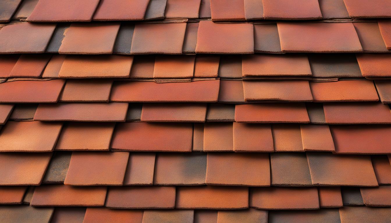 reclaimed red roof tiles